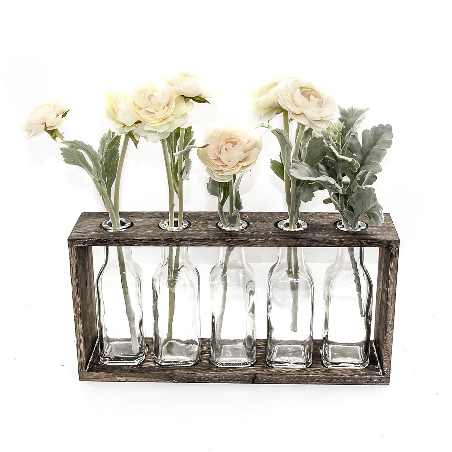 Amazon.com: FUNSOBA Rustic Vintage Hydroponic Flower Vases Set in